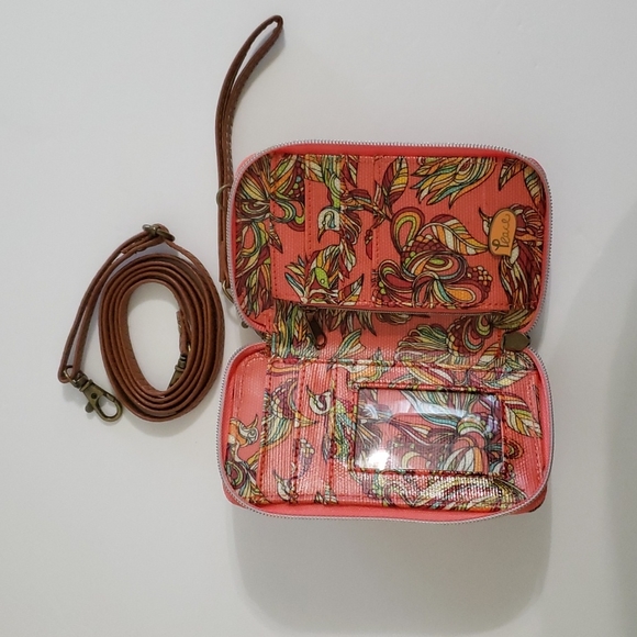 Sakroots Cellphone Wallet Crossbody Wristlet - Picture 6 of 9